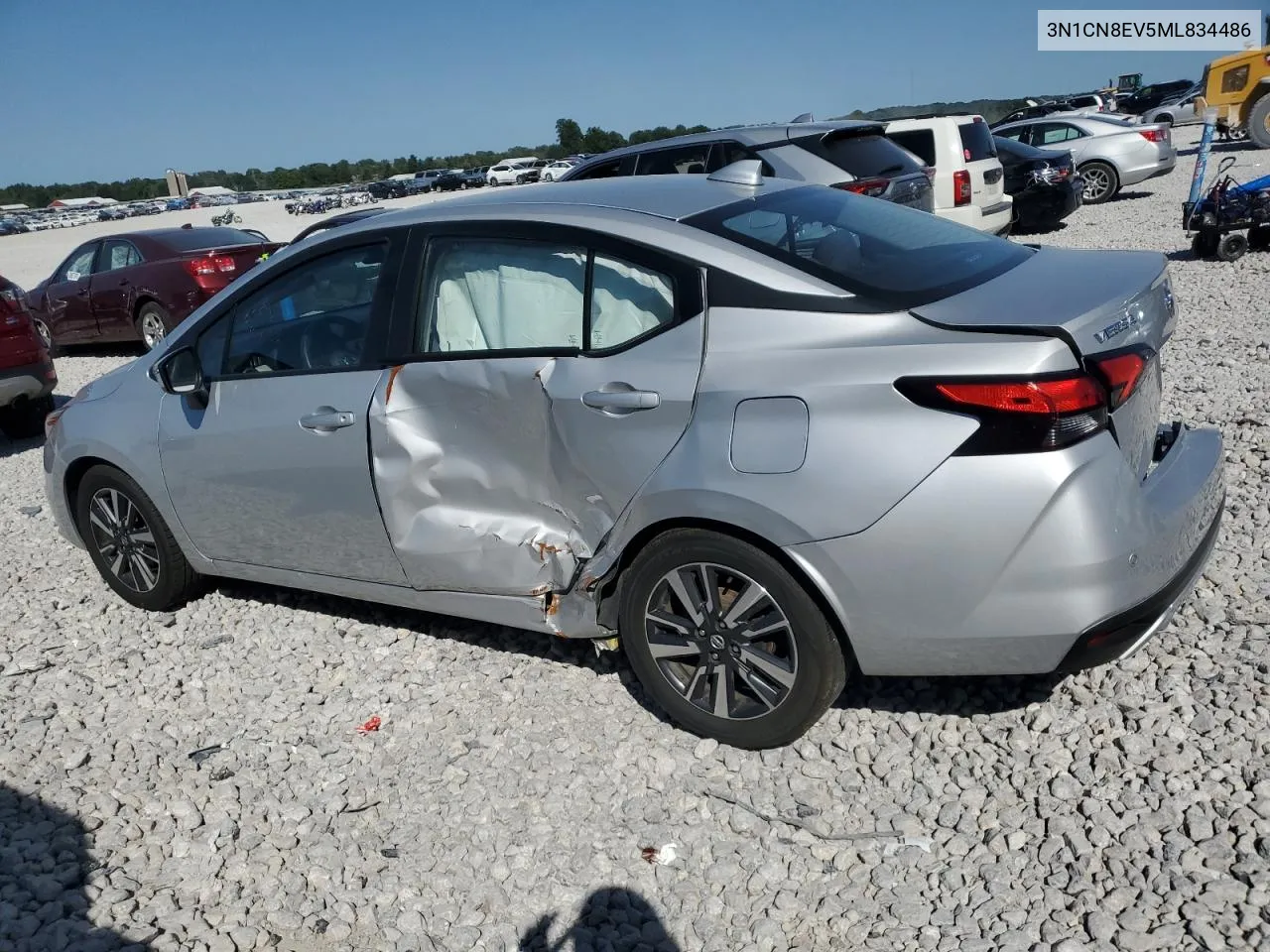 2021 Nissan Versa Sv VIN: 3N1CN8EV5ML834486 Lot: 70146604