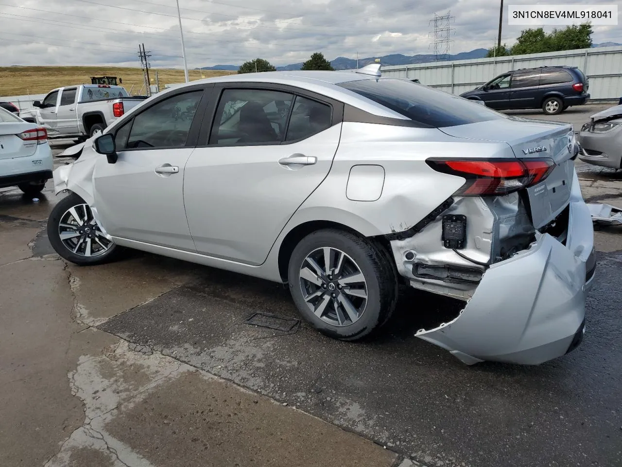 2021 Nissan Versa Sv VIN: 3N1CN8EV4ML918041 Lot: 70427654