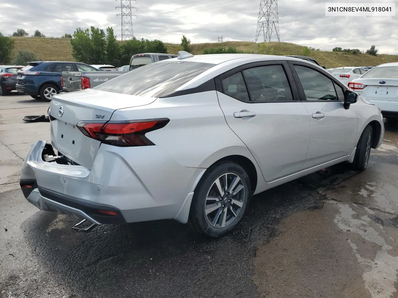 2021 Nissan Versa Sv VIN: 3N1CN8EV4ML918041 Lot: 70427654