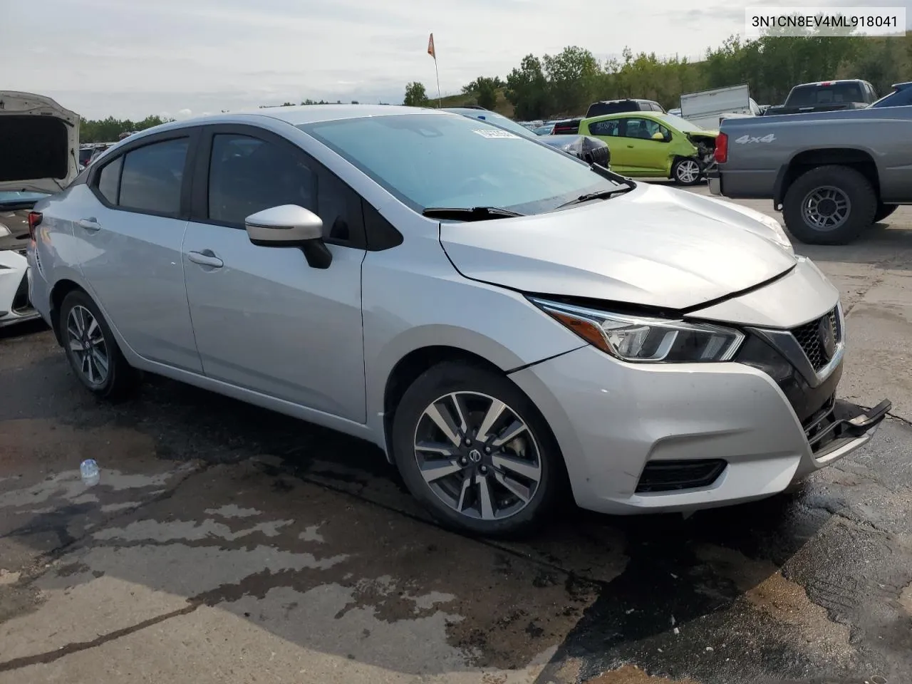 2021 Nissan Versa Sv VIN: 3N1CN8EV4ML918041 Lot: 70427654