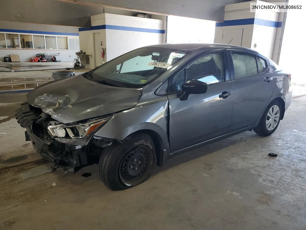 2021 Nissan Versa S VIN: 3N1CN8DV7ML808652 Lot: 70623194