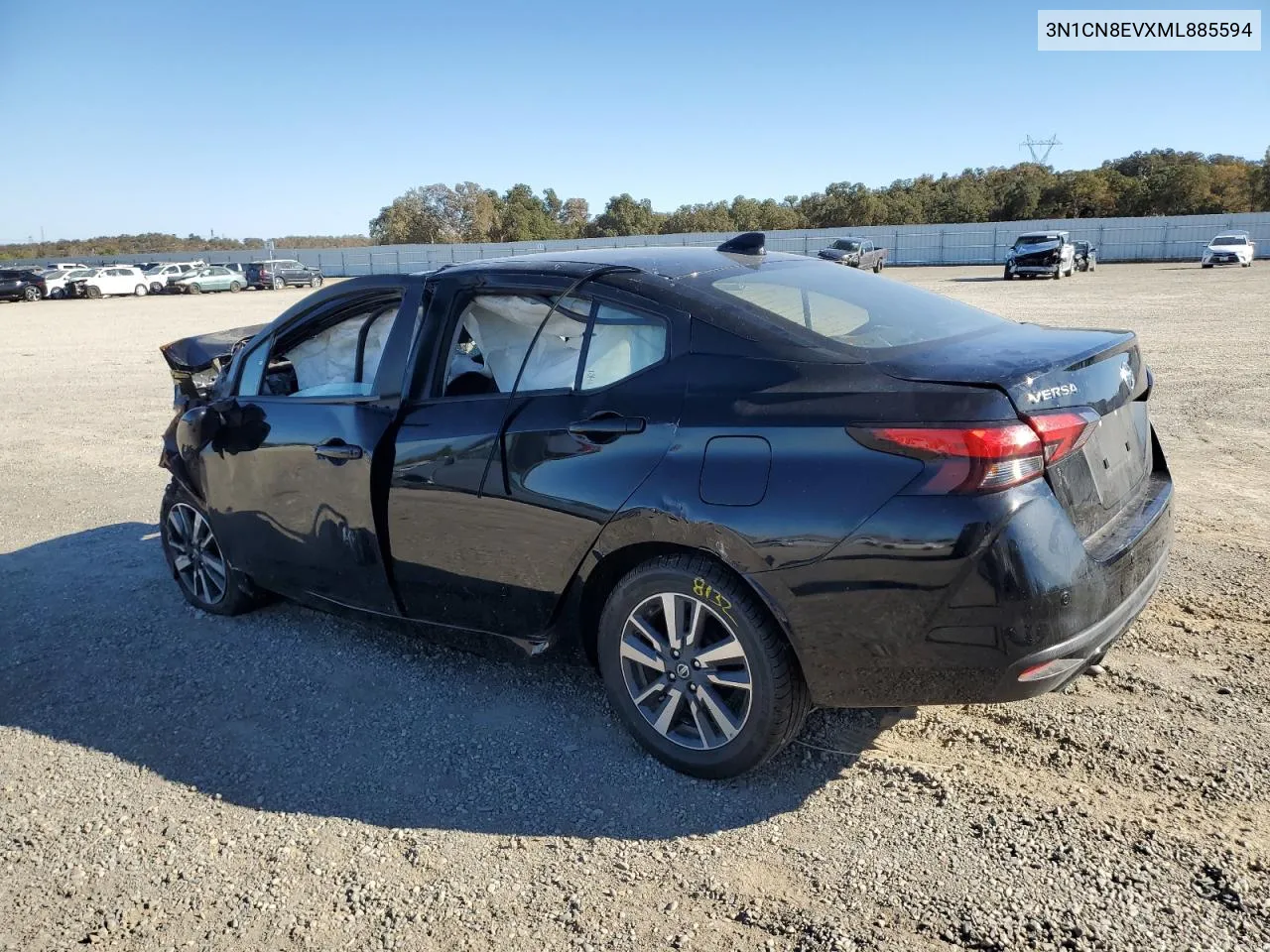 3N1CN8EVXML885594 2021 Nissan Versa Sv