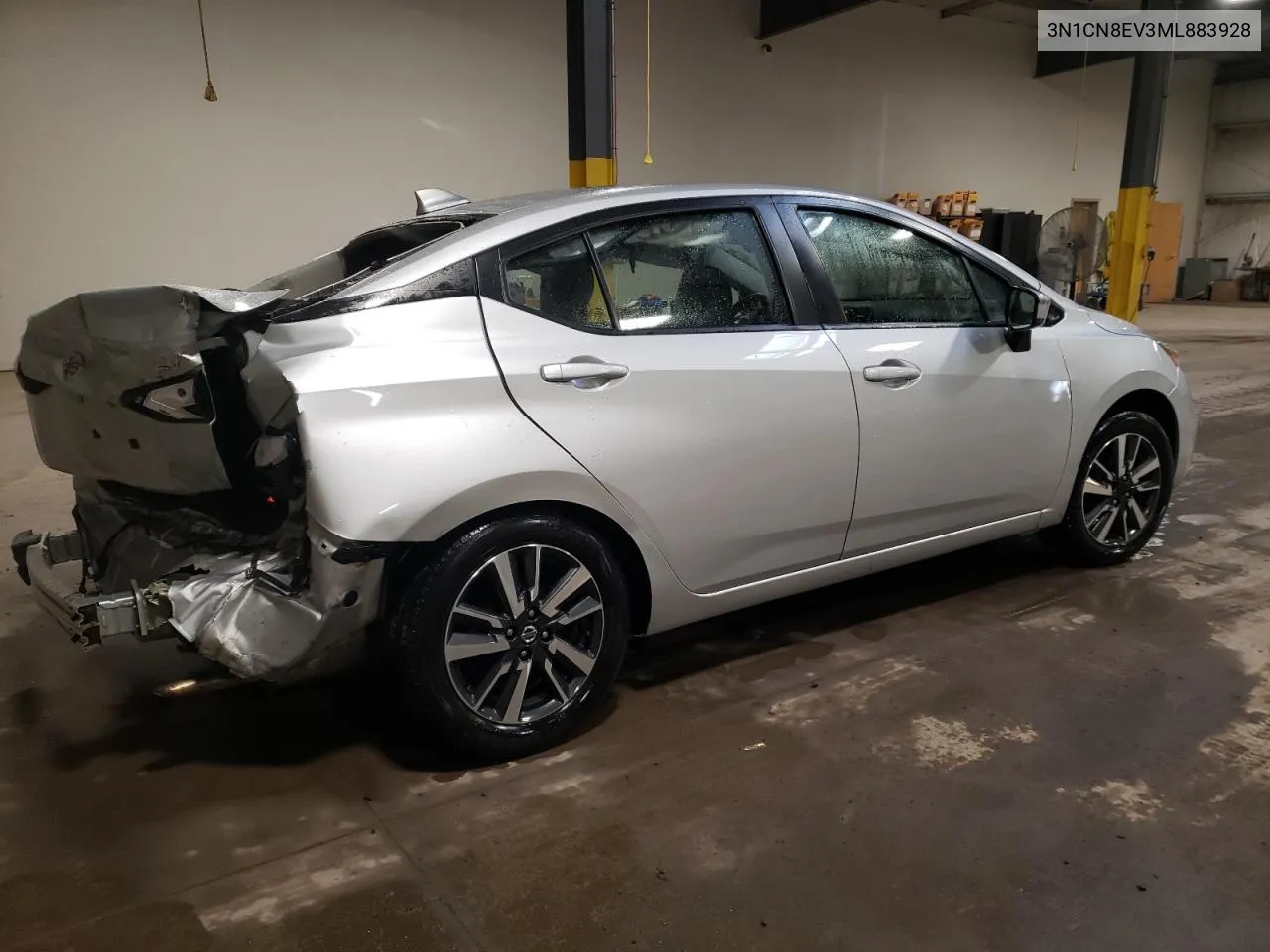 2021 Nissan Versa Sv VIN: 3N1CN8EV3ML883928 Lot: 71037194