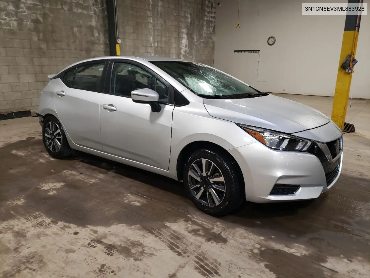 2021 Nissan Versa Sv VIN: 3N1CN8EV3ML883928 Lot: 71037194