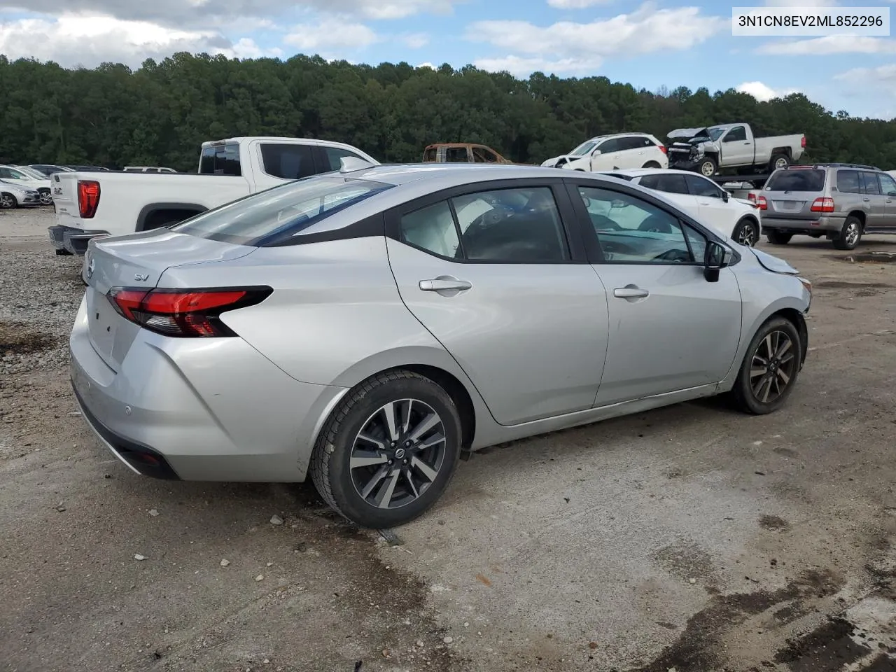 2021 Nissan Versa Sv VIN: 3N1CN8EV2ML852296 Lot: 71210054