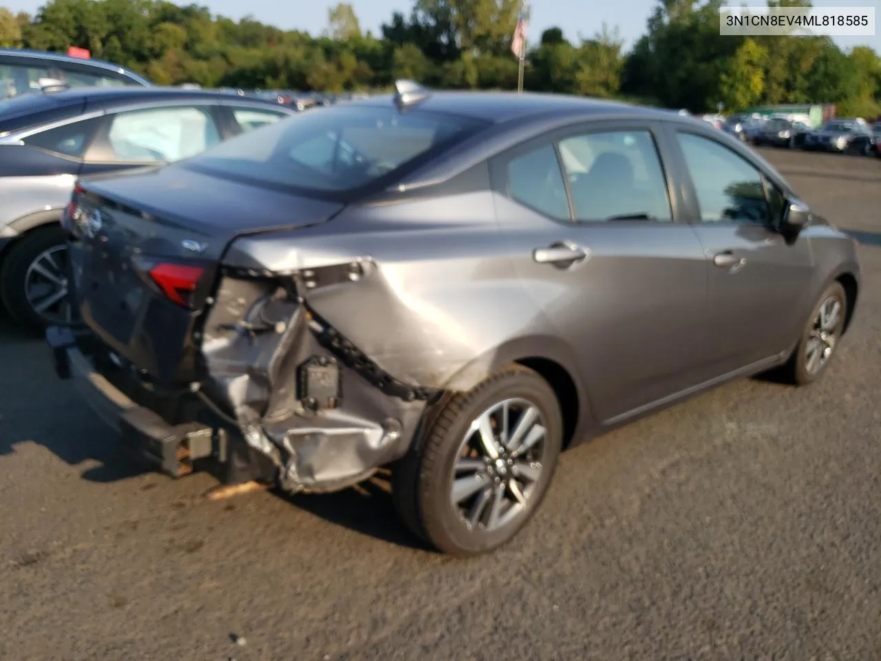 2021 Nissan Versa Sv VIN: 3N1CN8EV4ML818585 Lot: 71272604