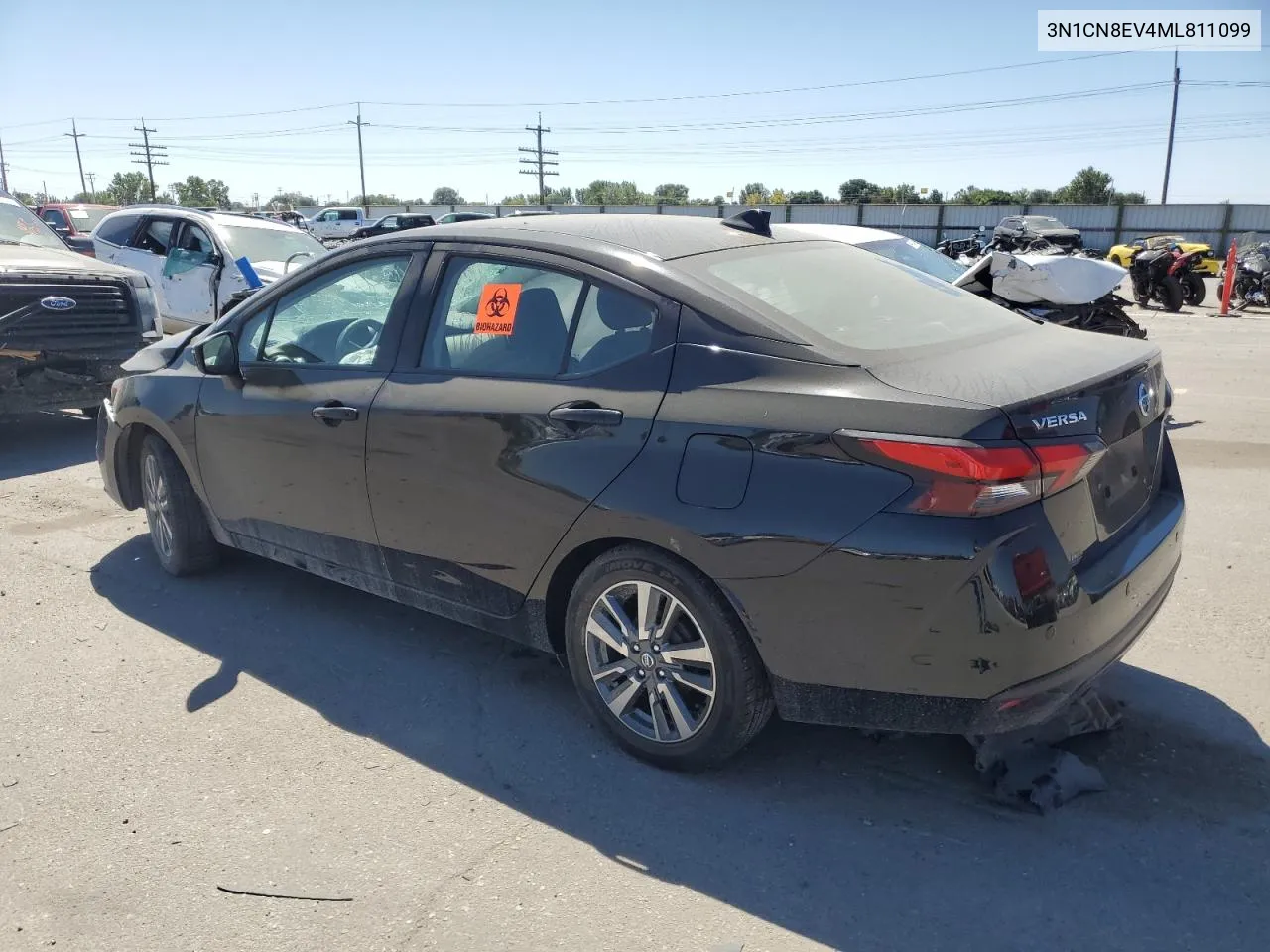 2021 Nissan Versa Sv VIN: 3N1CN8EV4ML811099 Lot: 71453954