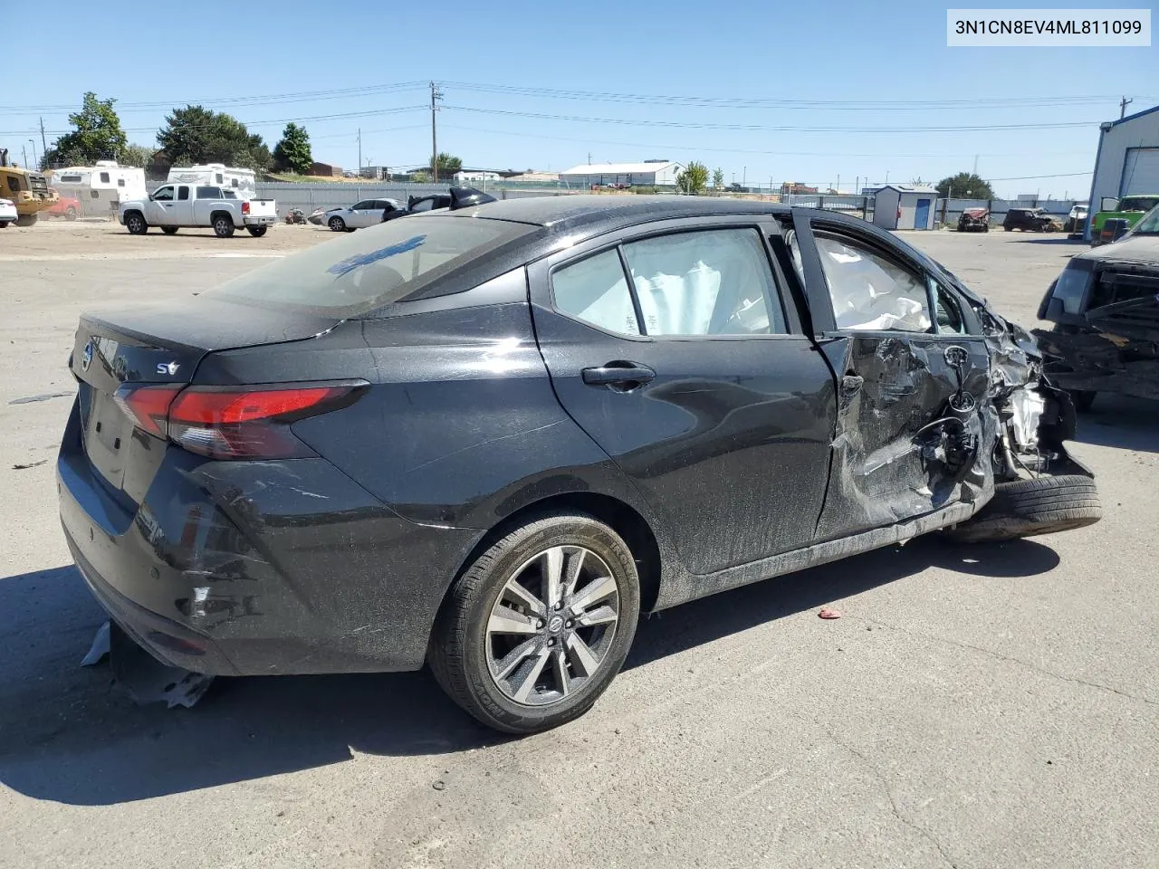 2021 Nissan Versa Sv VIN: 3N1CN8EV4ML811099 Lot: 71453954