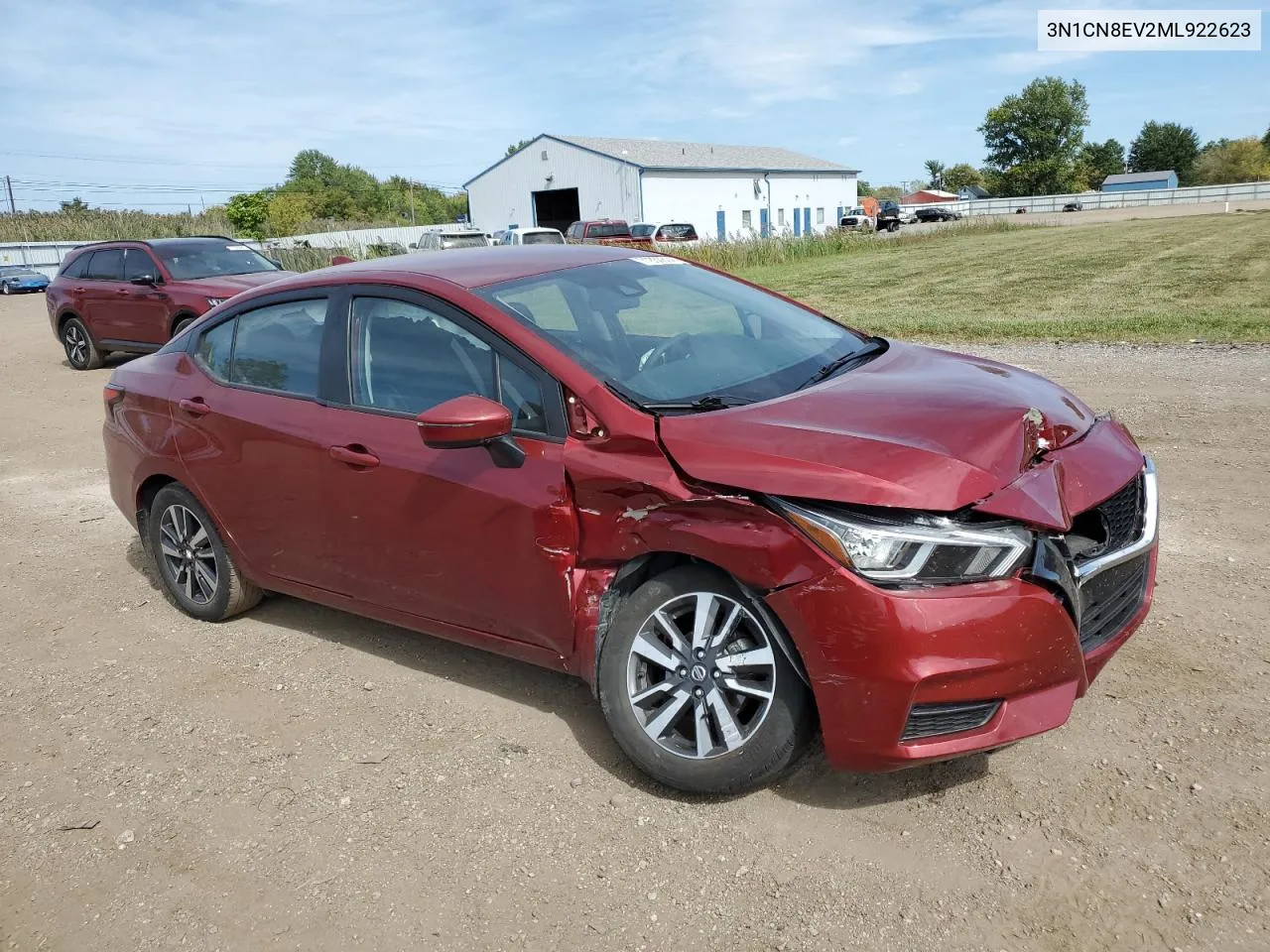 2021 Nissan Versa Sv VIN: 3N1CN8EV2ML922623 Lot: 71850804