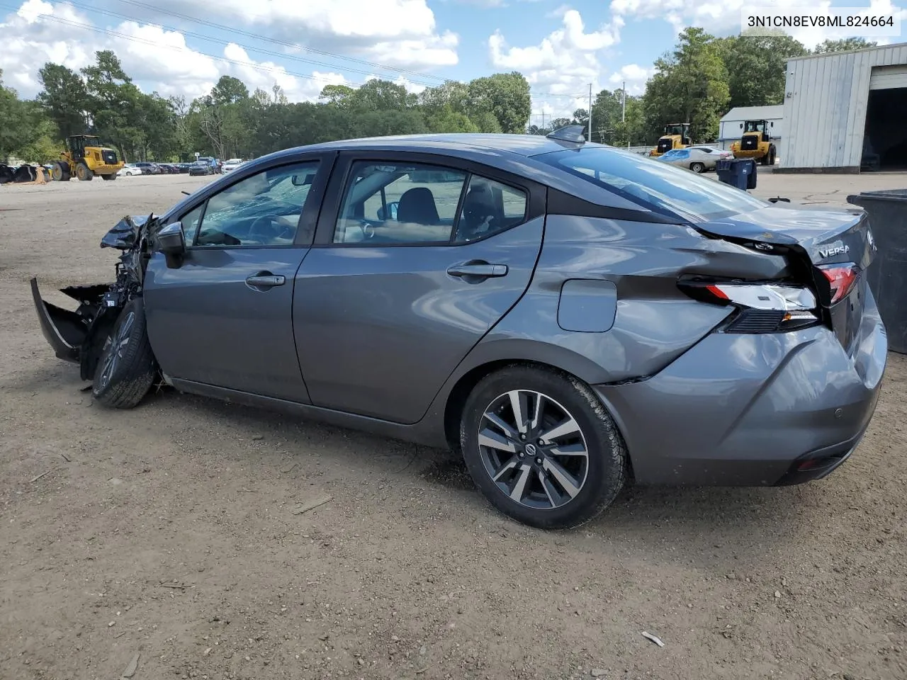 2021 Nissan Versa Sv VIN: 3N1CN8EV8ML824664 Lot: 71921124