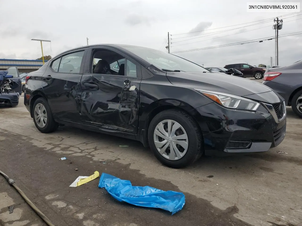 2021 Nissan Versa S VIN: 3N1CN8DV8ML920361 Lot: 72232184