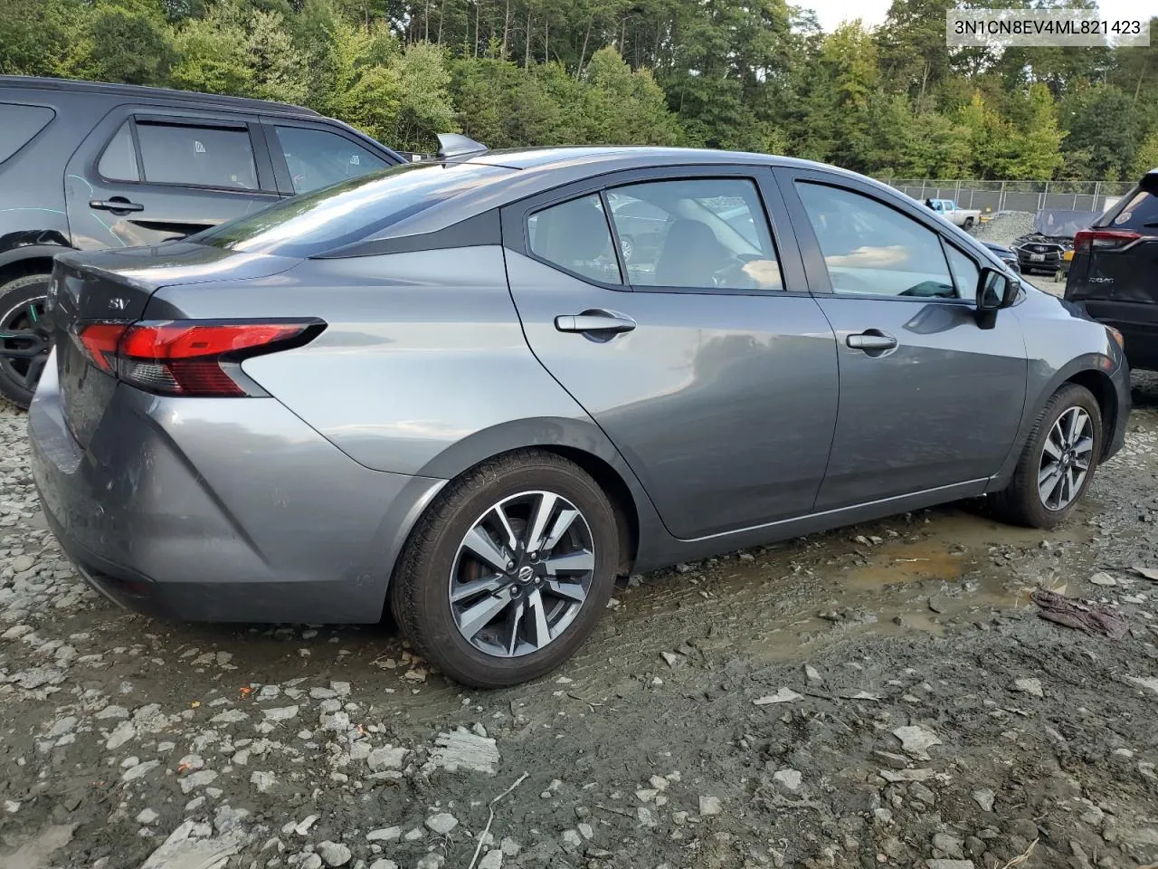 2021 Nissan Versa Sv VIN: 3N1CN8EV4ML821423 Lot: 72370854