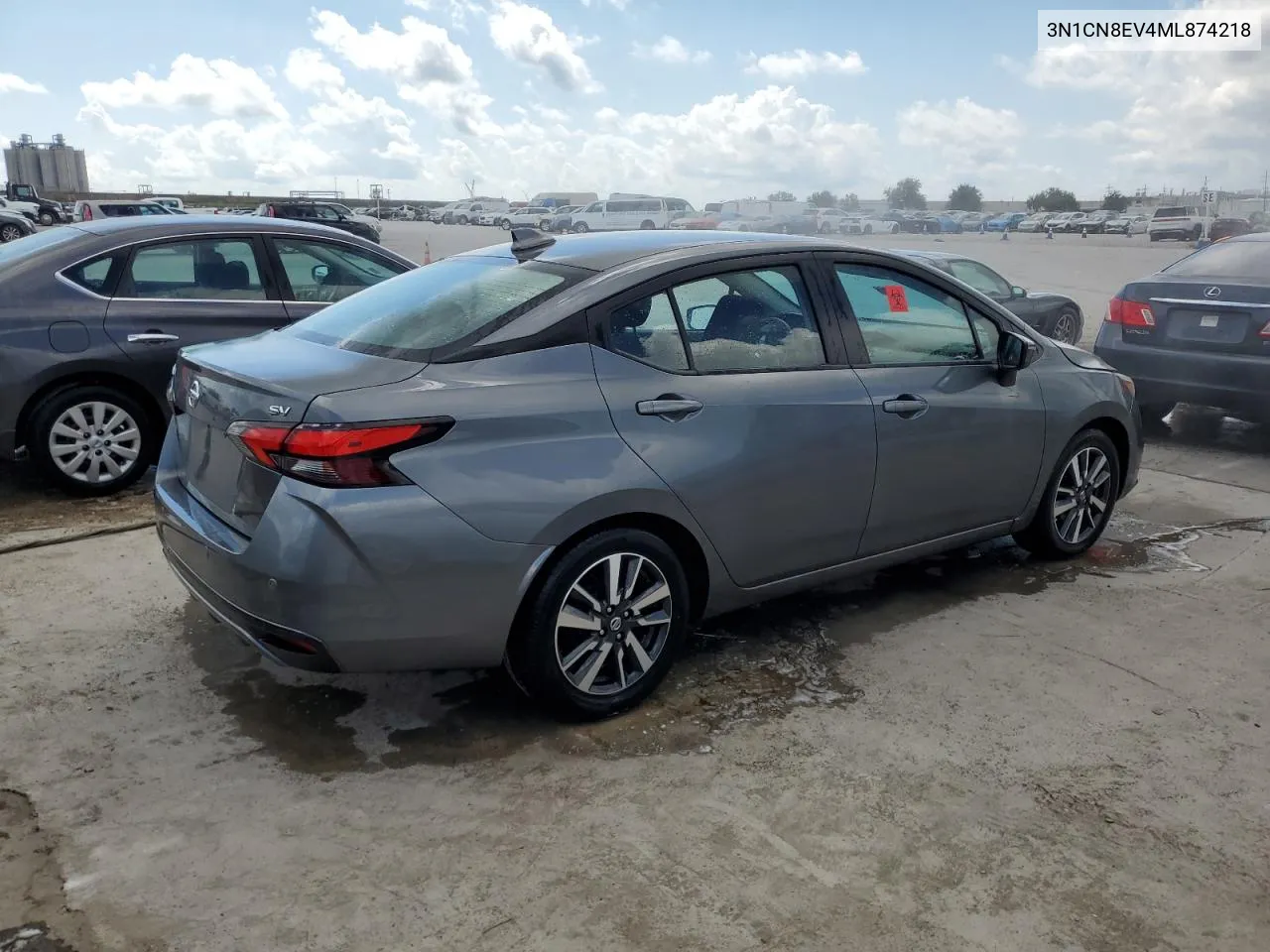 2021 Nissan Versa Sv VIN: 3N1CN8EV4ML874218 Lot: 72464954