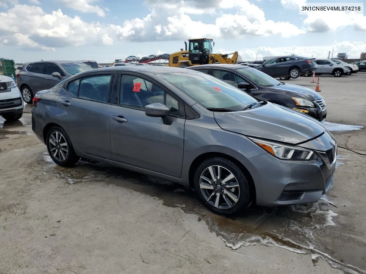 2021 Nissan Versa Sv VIN: 3N1CN8EV4ML874218 Lot: 72464954