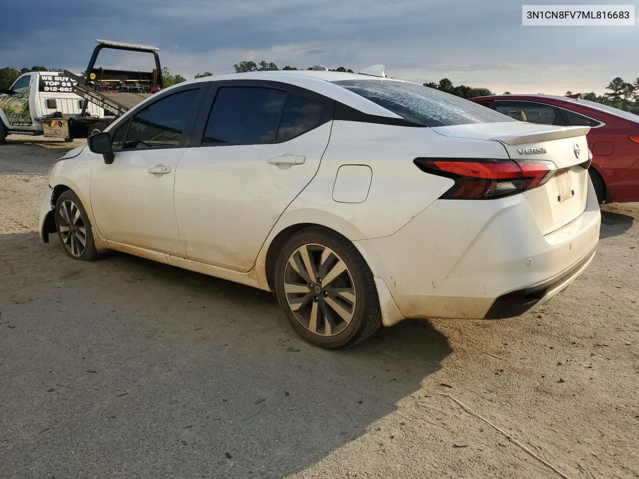 2021 Nissan Versa Sr VIN: 3N1CN8FV7ML816683 Lot: 72527984