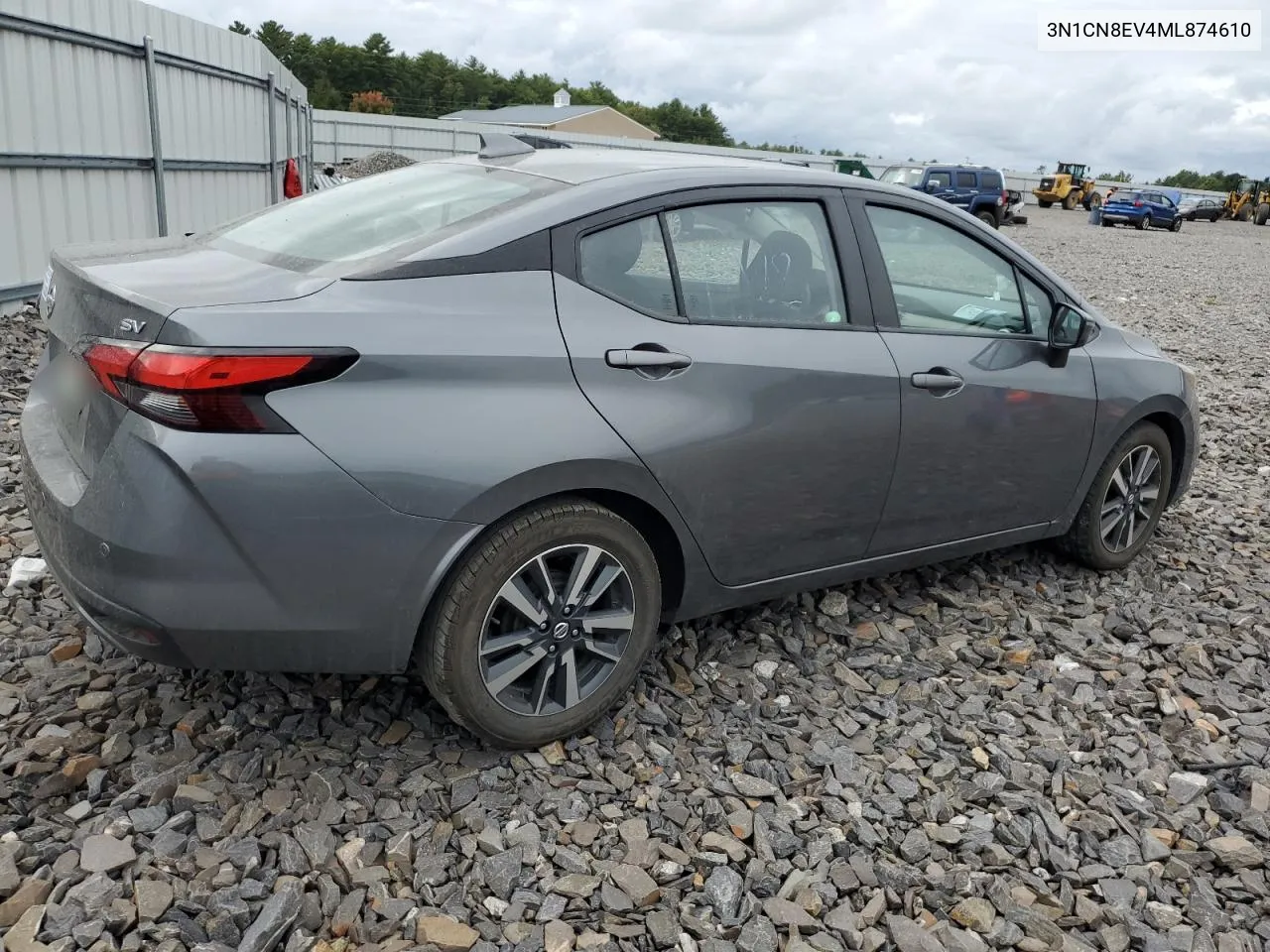 2021 Nissan Versa Sv VIN: 3N1CN8EV4ML874610 Lot: 72807024