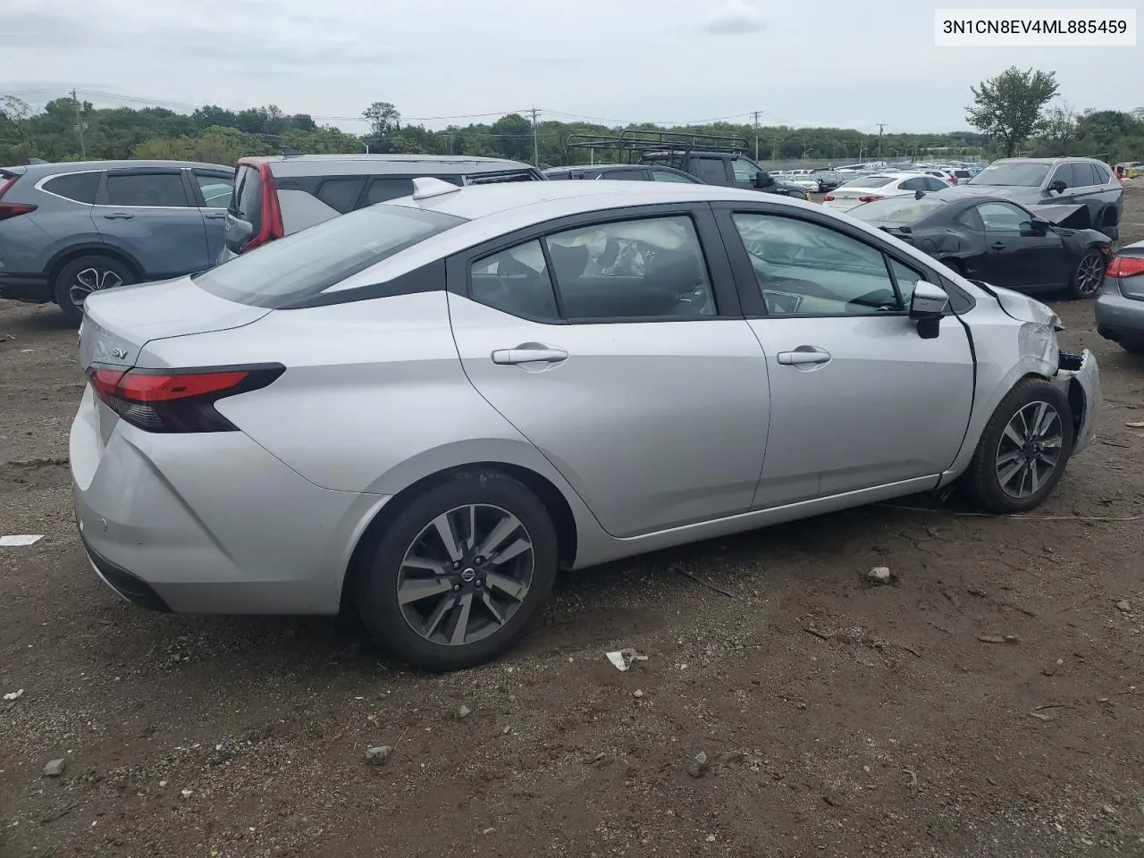 3N1CN8EV4ML885459 2021 Nissan Versa Sv