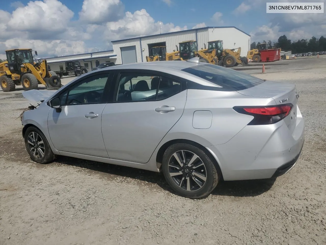 3N1CN8EV7ML871765 2021 Nissan Versa Sv