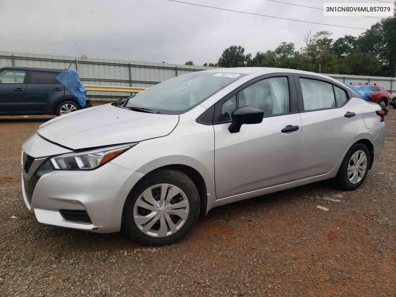 2021 Nissan Versa S VIN: 3N1CN8DV6ML857079 Lot: 72967214