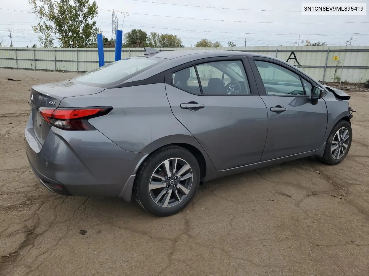 2021 Nissan Versa Sv VIN: 3N1CN8EV9ML895419 Lot: 73135734