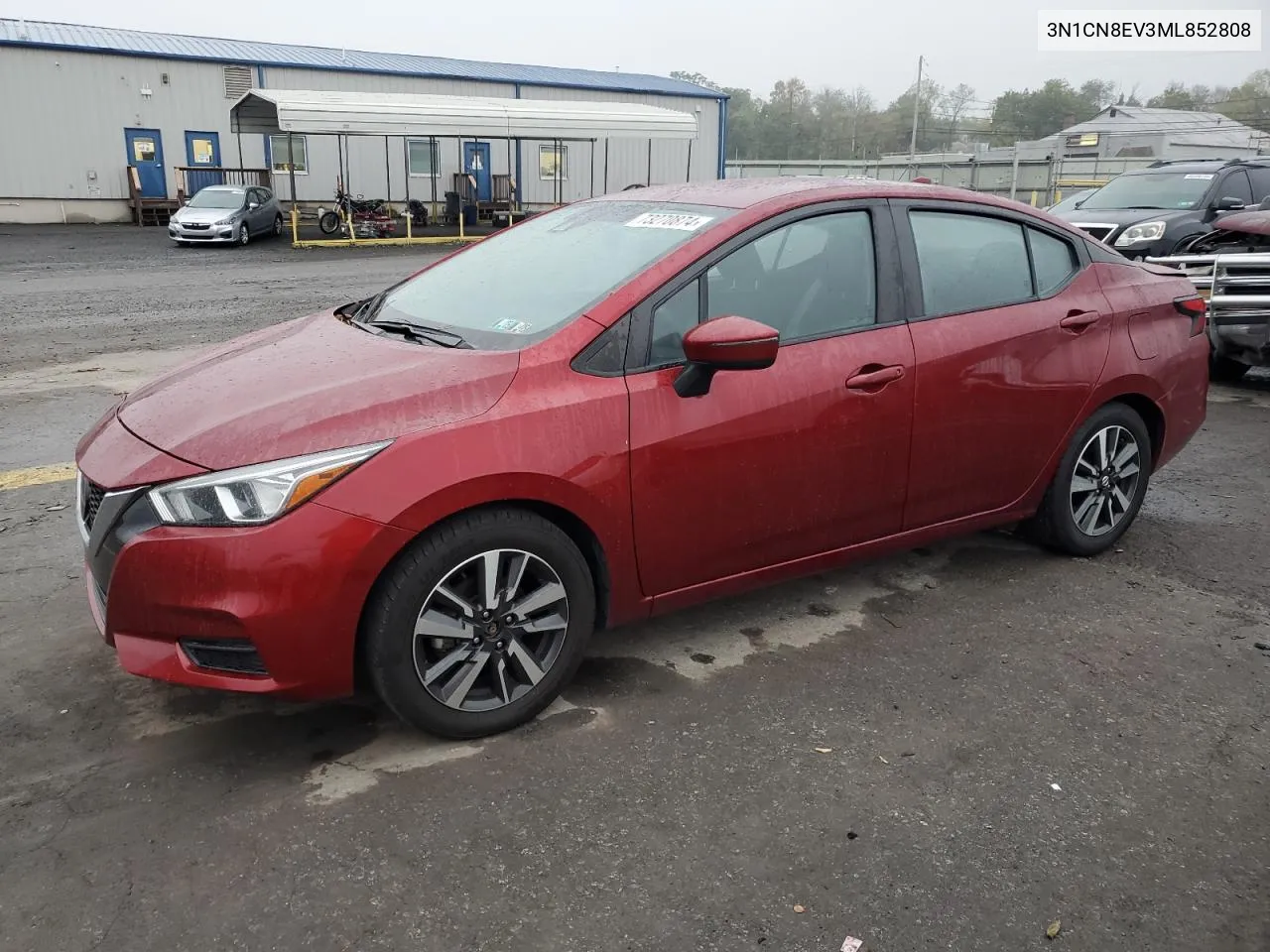 2021 Nissan Versa Sv VIN: 3N1CN8EV3ML852808 Lot: 73270874