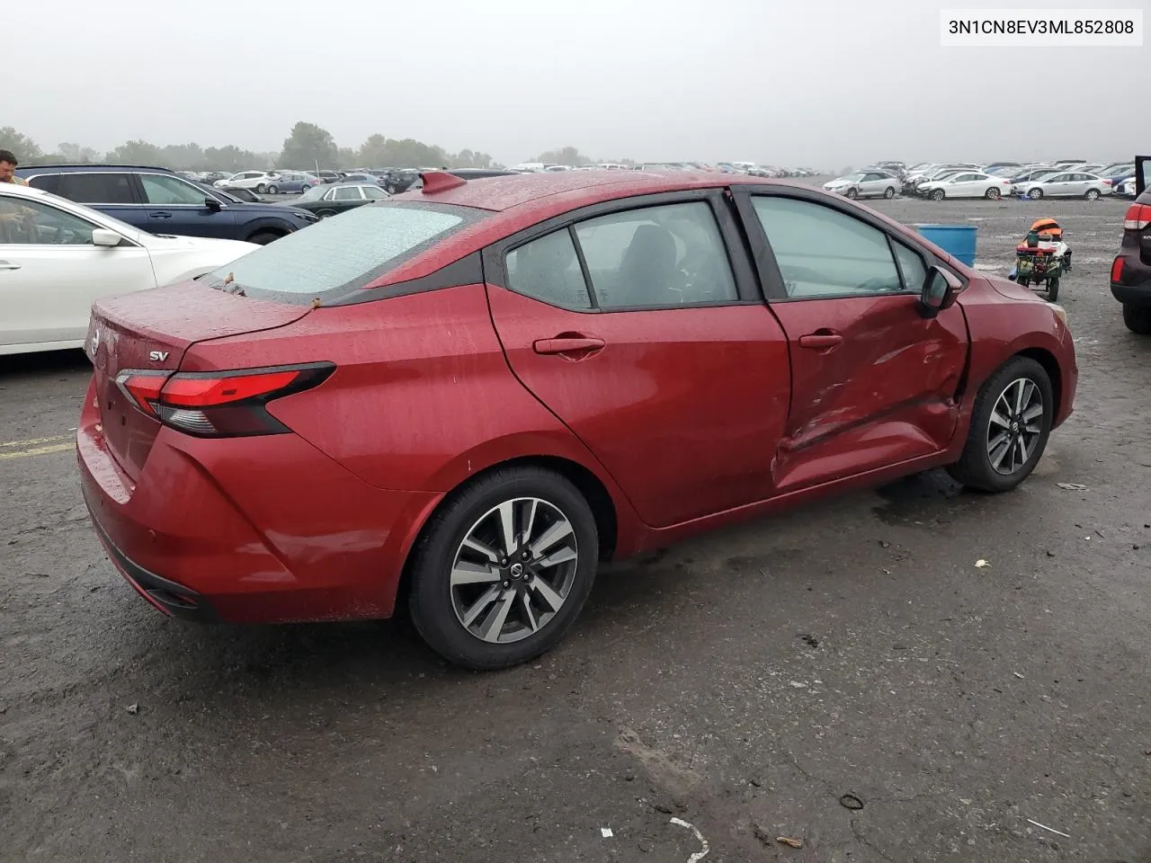 2021 Nissan Versa Sv VIN: 3N1CN8EV3ML852808 Lot: 73270874