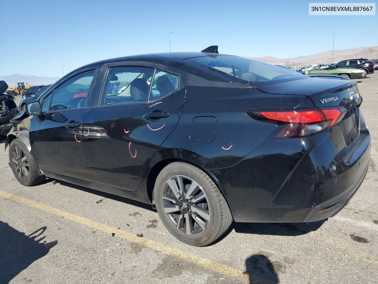 2021 Nissan Versa Sv VIN: 3N1CN8EVXML887667 Lot: 73416974