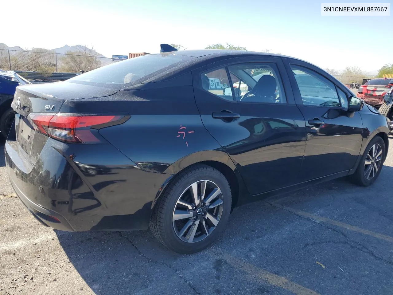 2021 Nissan Versa Sv VIN: 3N1CN8EVXML887667 Lot: 73416974