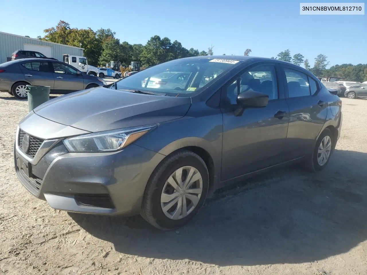 2021 Nissan Versa S VIN: 3N1CN8BV0ML812710 Lot: 75730944