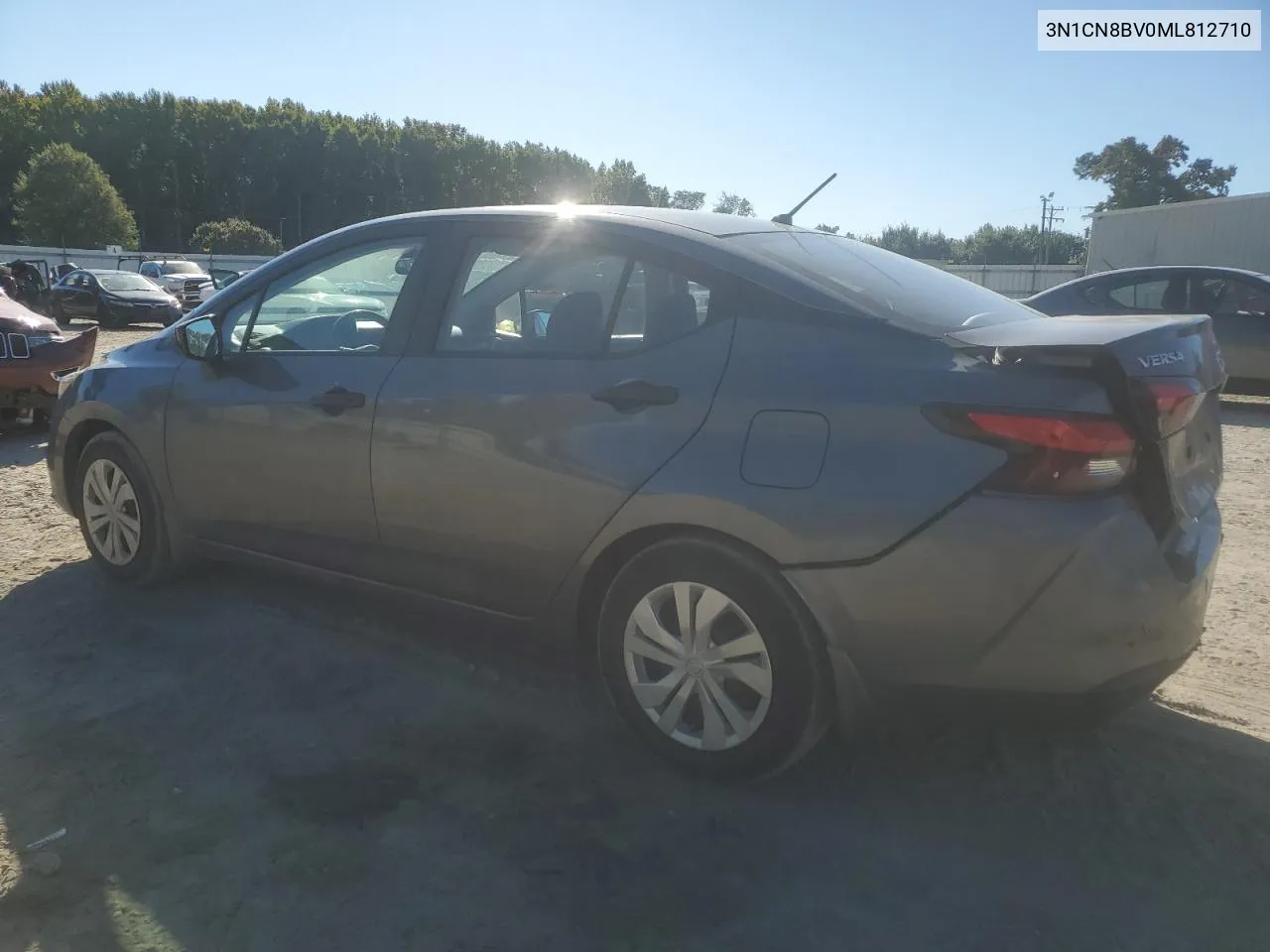 2021 Nissan Versa S VIN: 3N1CN8BV0ML812710 Lot: 75730944