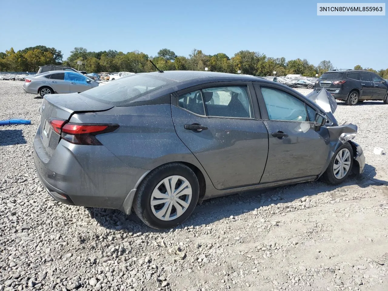 2021 Nissan Versa S VIN: 3N1CN8DV6ML855963 Lot: 75853004