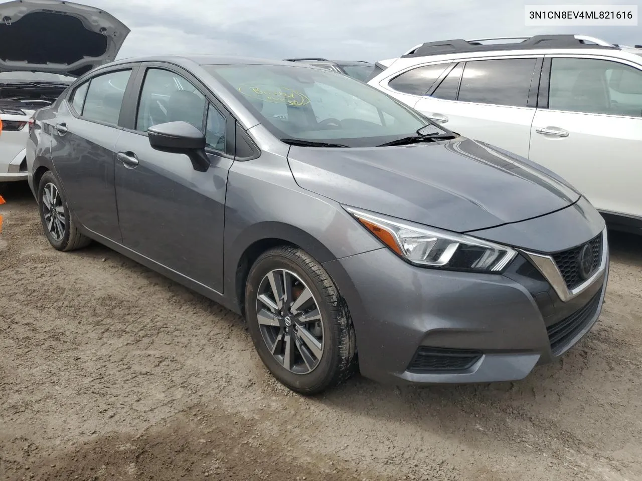 2021 Nissan Versa Sv VIN: 3N1CN8EV4ML821616 Lot: 76260524