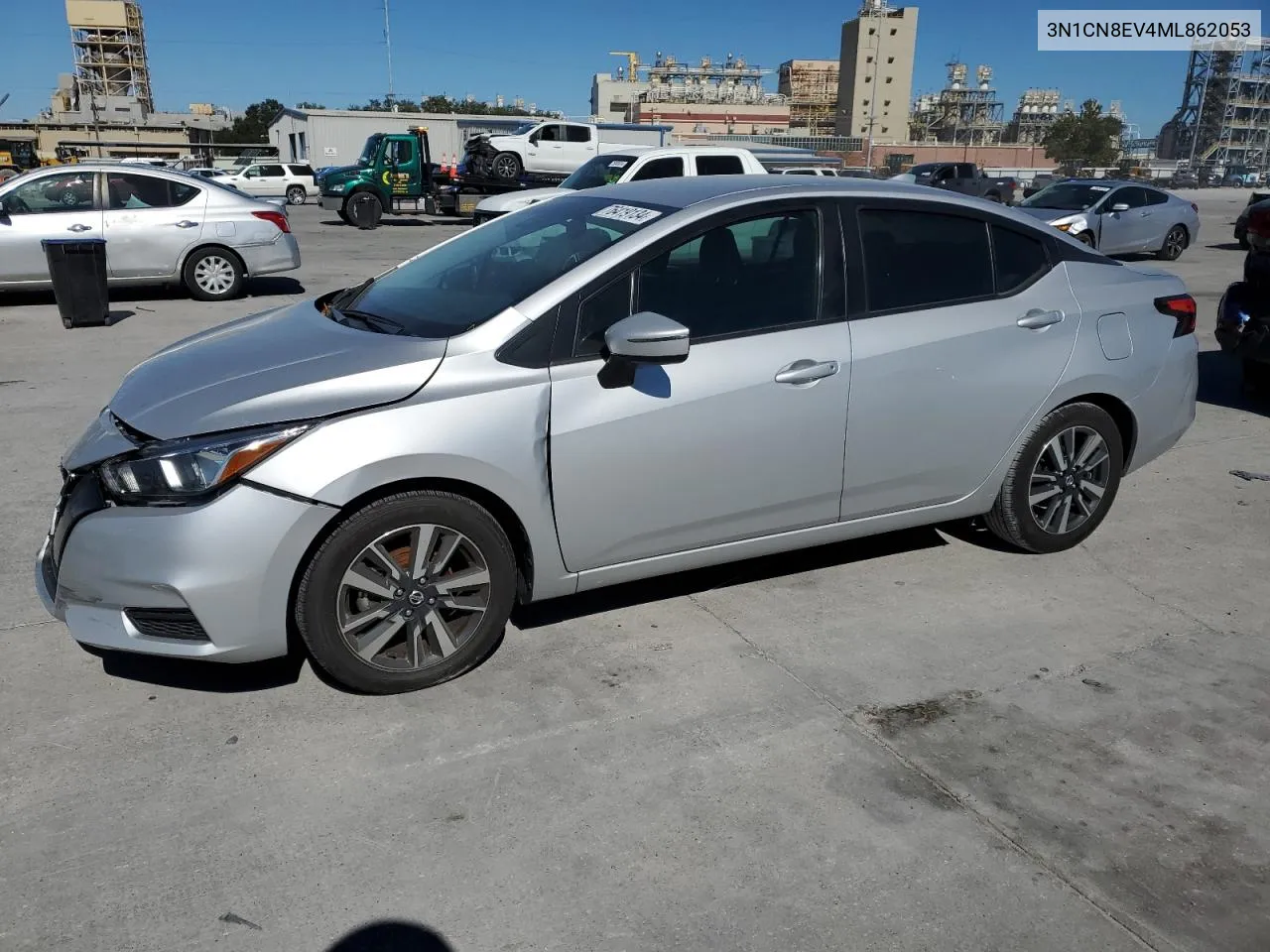 2021 Nissan Versa Sv VIN: 3N1CN8EV4ML862053 Lot: 76419134