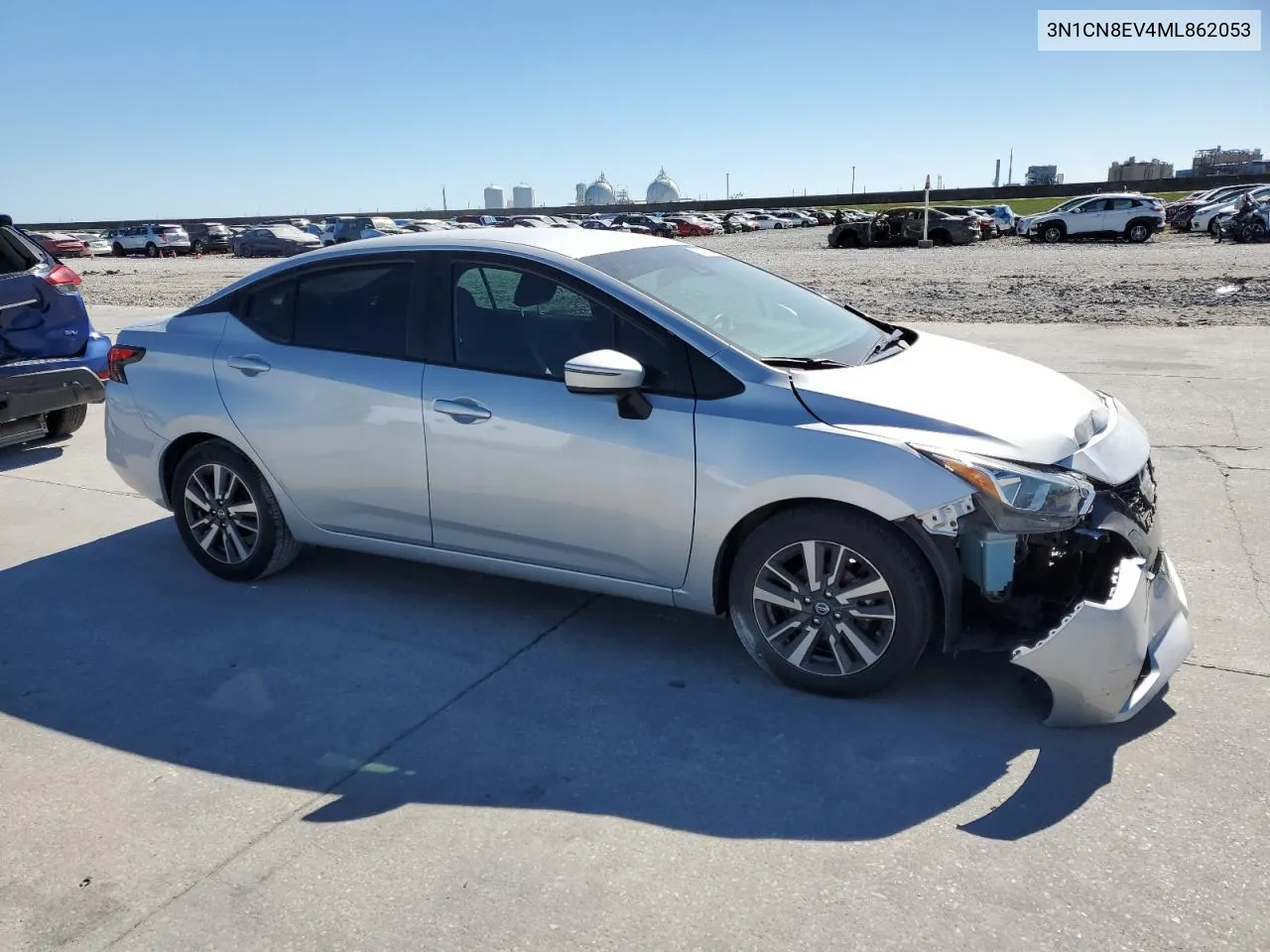 2021 Nissan Versa Sv VIN: 3N1CN8EV4ML862053 Lot: 76419134