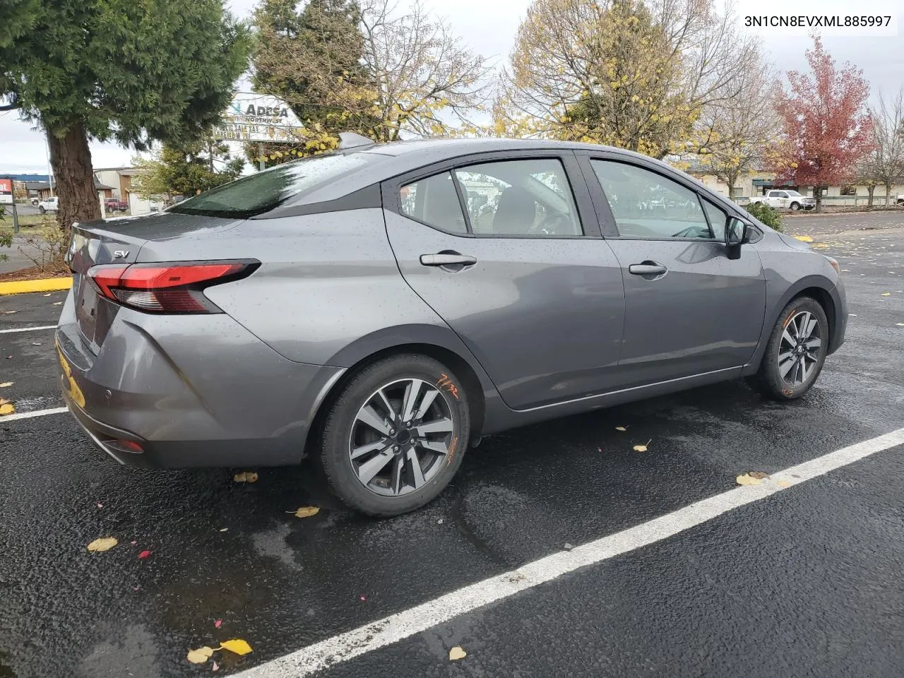 2021 Nissan Versa Sv VIN: 3N1CN8EVXML885997 Lot: 78162624