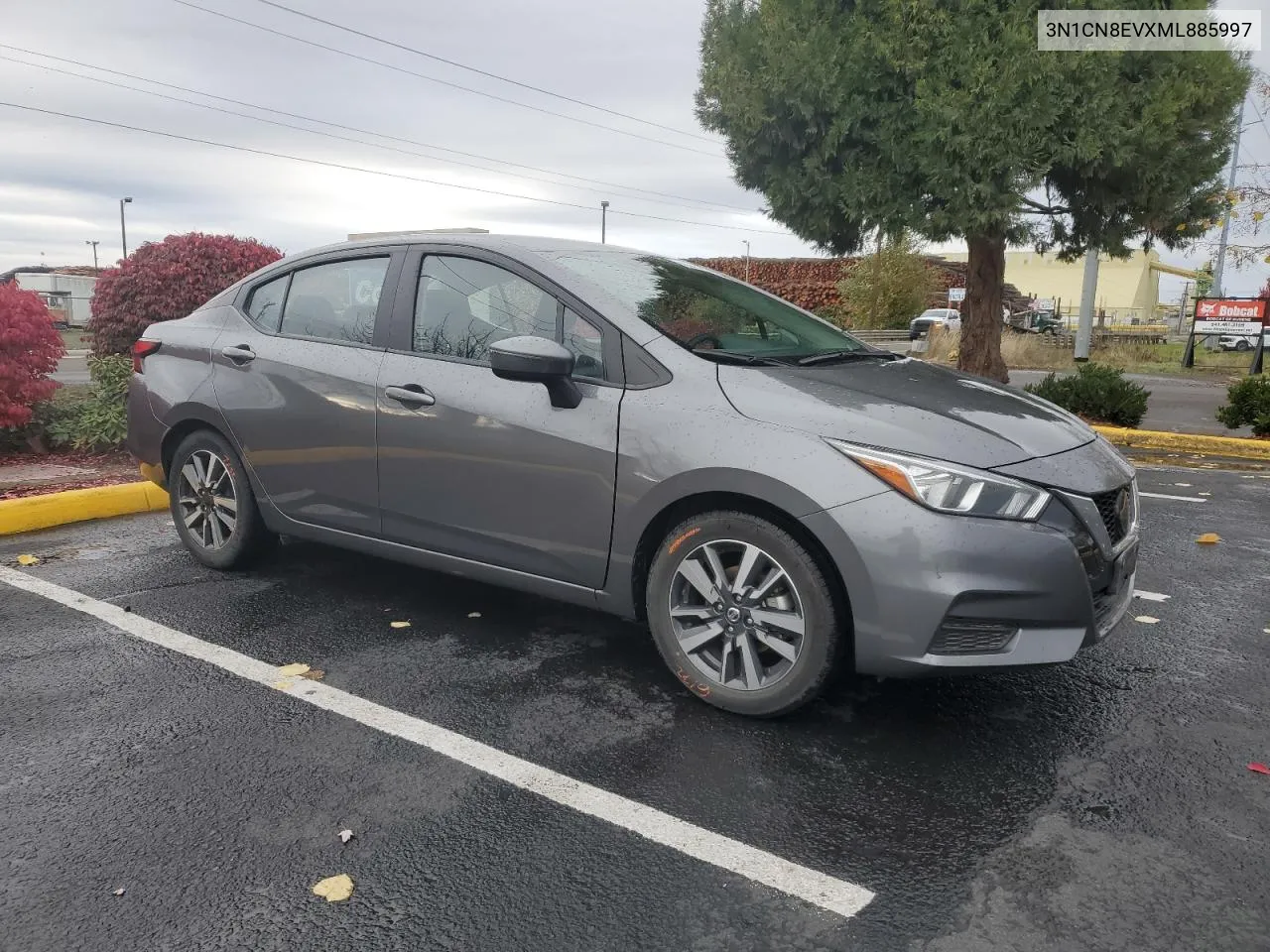 2021 Nissan Versa Sv VIN: 3N1CN8EVXML885997 Lot: 78162624