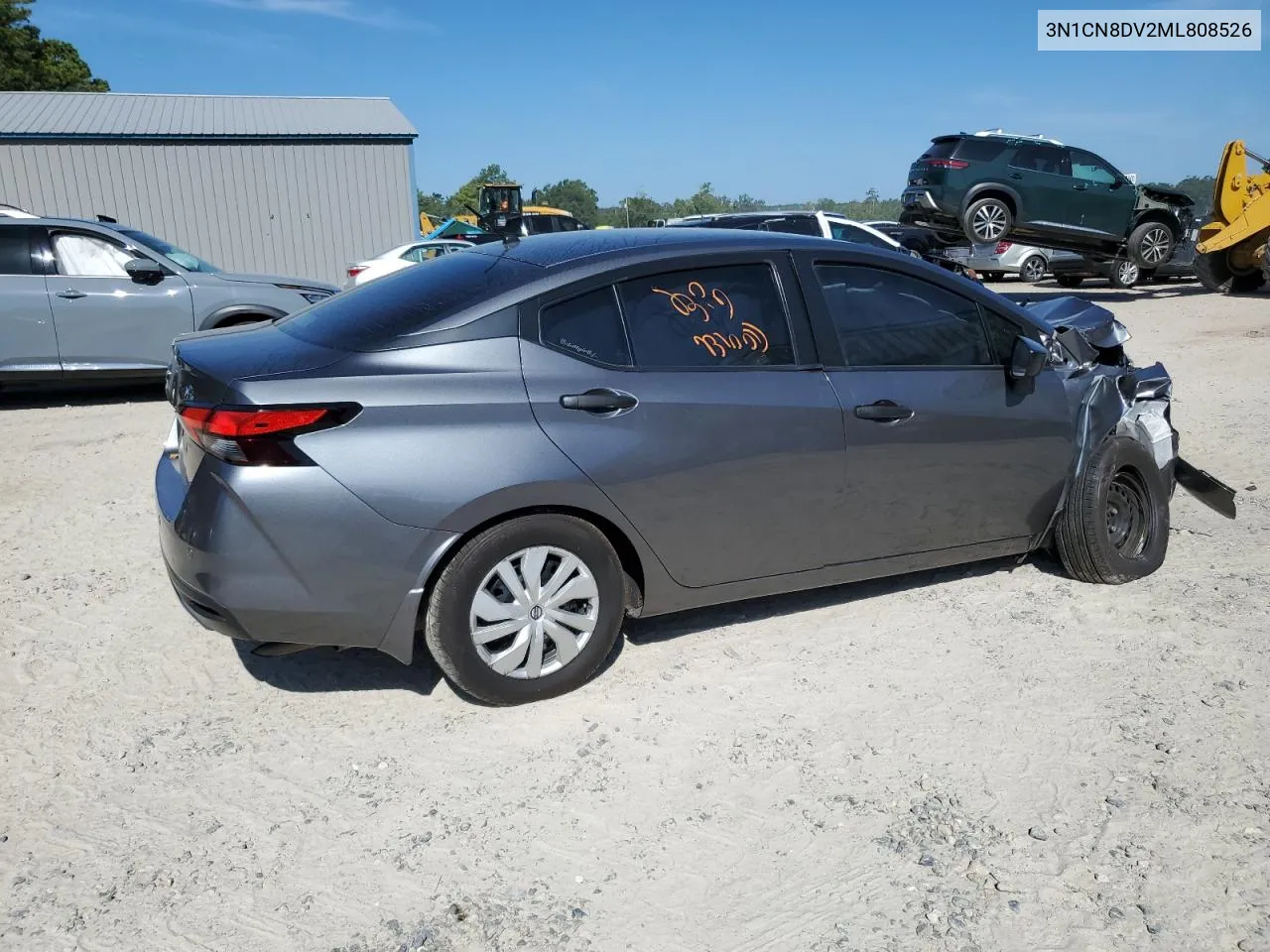 2021 Nissan Versa S VIN: 3N1CN8DV2ML808526 Lot: 78333084