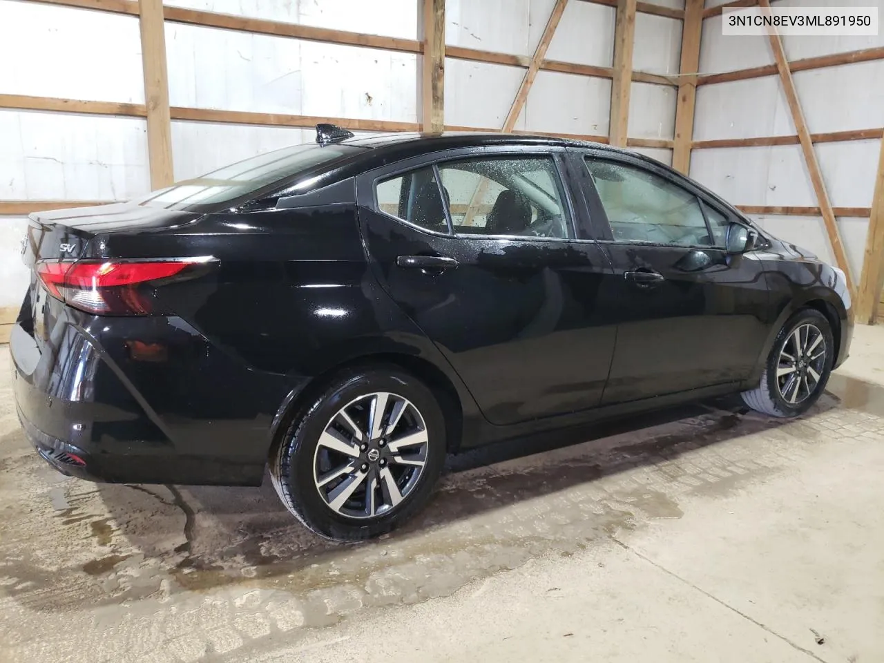 2021 Nissan Versa Sv VIN: 3N1CN8EV3ML891950 Lot: 78375284