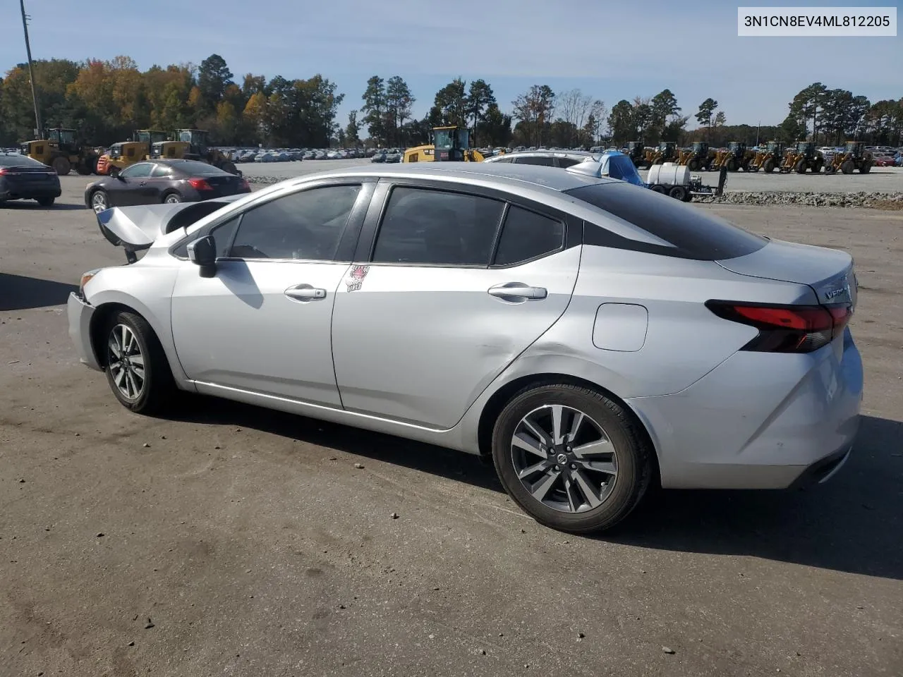 2021 Nissan Versa Sv VIN: 3N1CN8EV4ML812205 Lot: 78932364