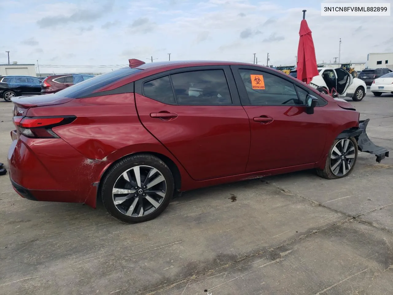 2021 Nissan Versa Sr VIN: 3N1CN8FV8ML882899 Lot: 78972374