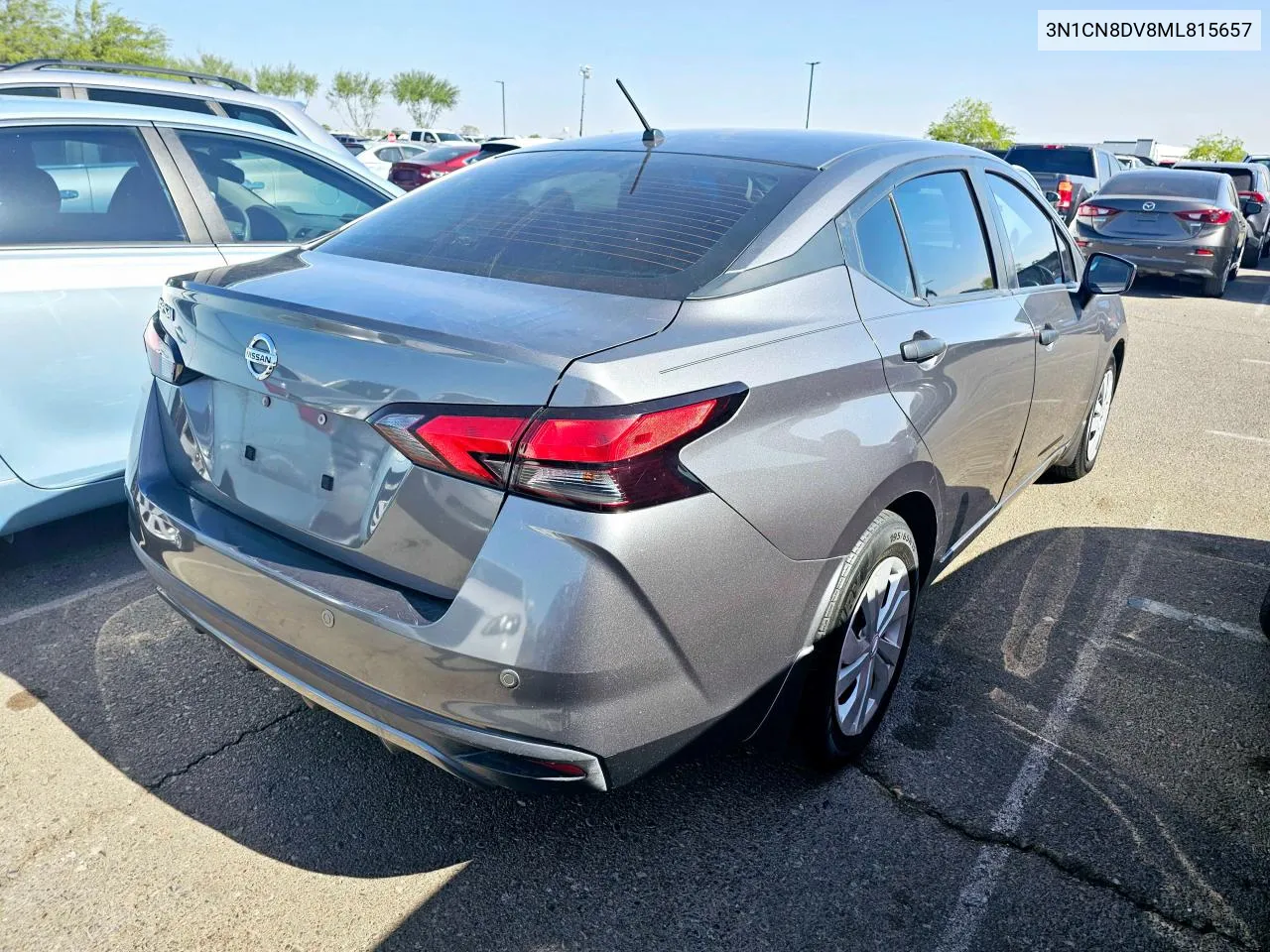 2021 Nissan Versa S VIN: 3N1CN8DV8ML815657 Lot: 79977354