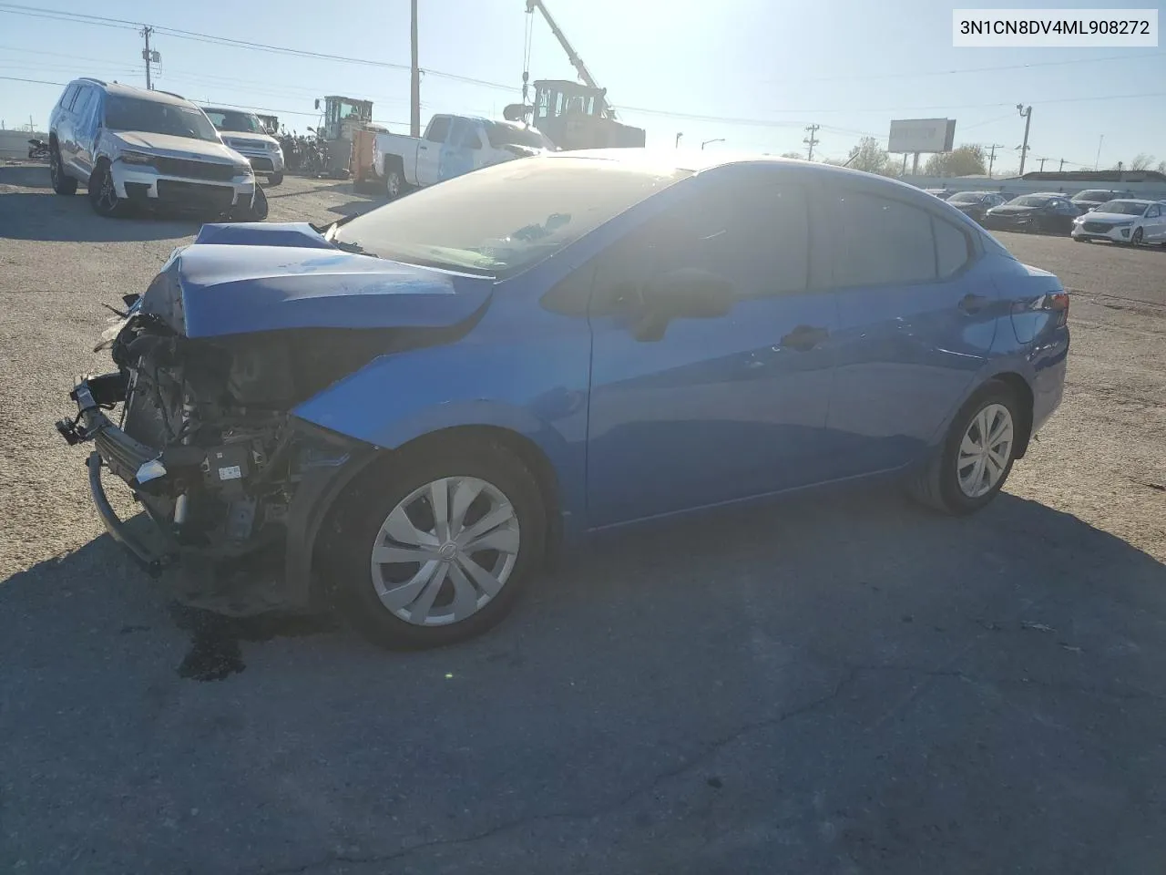 2021 Nissan Versa S VIN: 3N1CN8DV4ML908272 Lot: 80360564