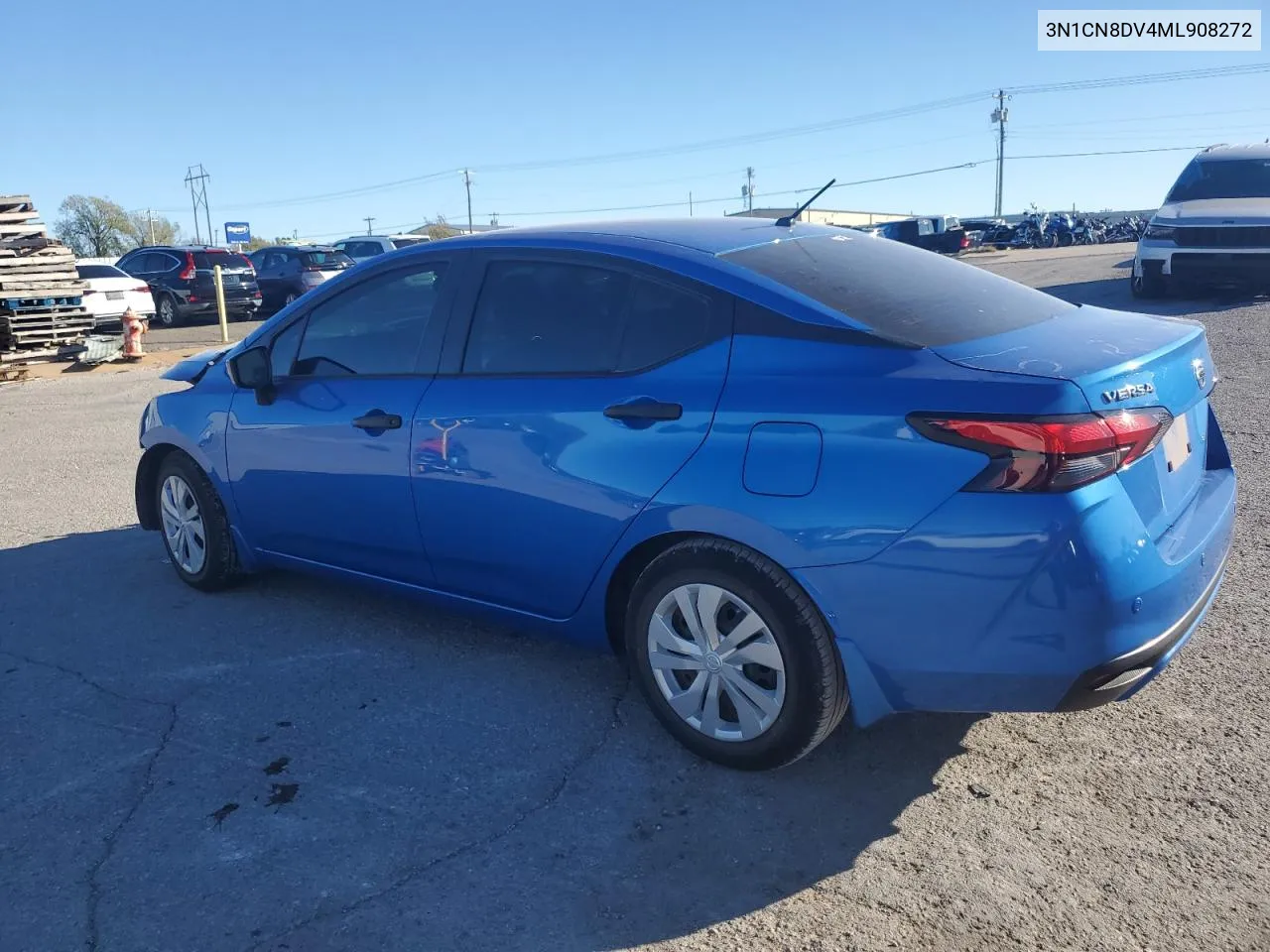 2021 Nissan Versa S VIN: 3N1CN8DV4ML908272 Lot: 80360564