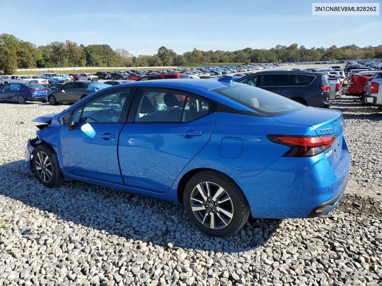 2021 Nissan Versa Sv VIN: 3N1CN8EV8ML828262 Lot: 81047514