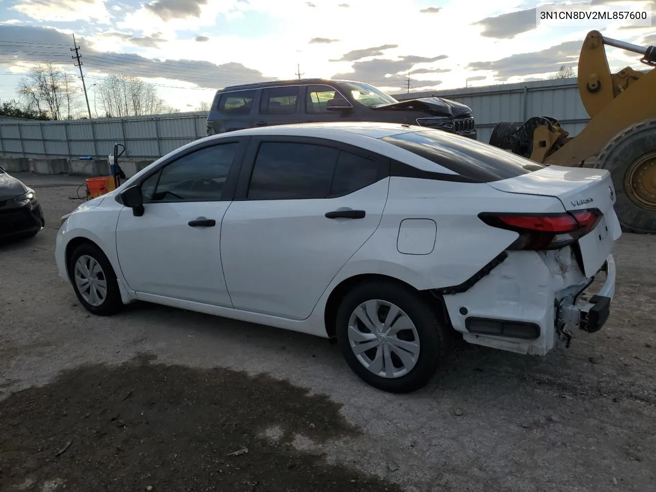 2021 Nissan Versa S VIN: 3N1CN8DV2ML857600 Lot: 81714364