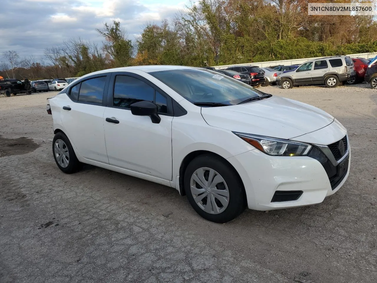 2021 Nissan Versa S VIN: 3N1CN8DV2ML857600 Lot: 81714364