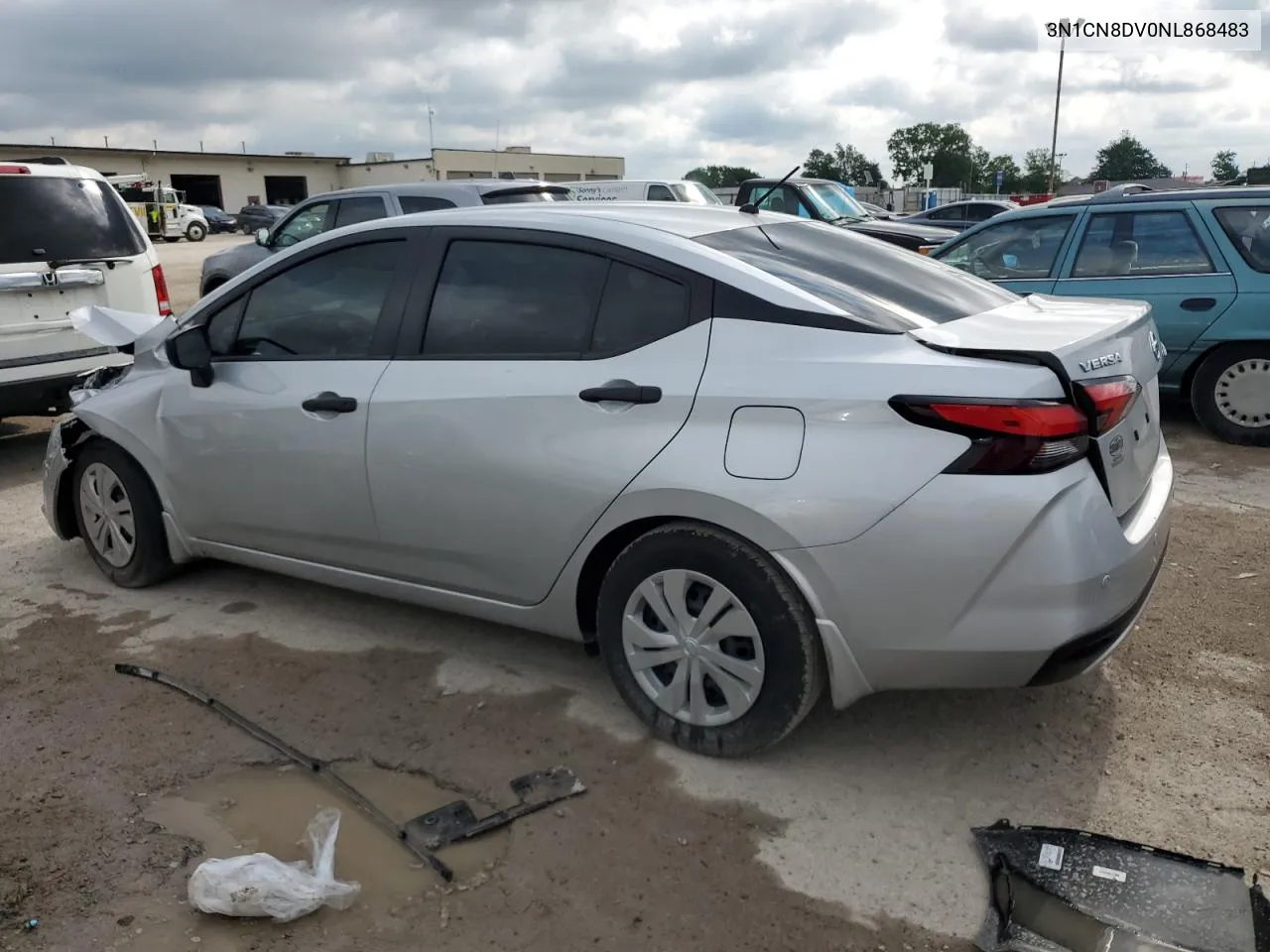 2022 Nissan Versa S VIN: 3N1CN8DV0NL868483 Lot: 57696454