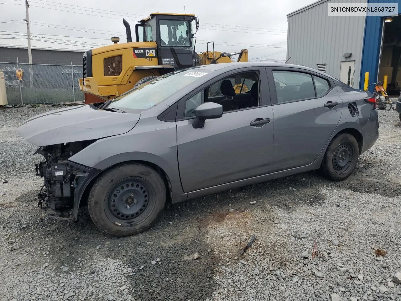 2022 Nissan Versa S VIN: 3N1CN8DVXNL863727 Lot: 62990884