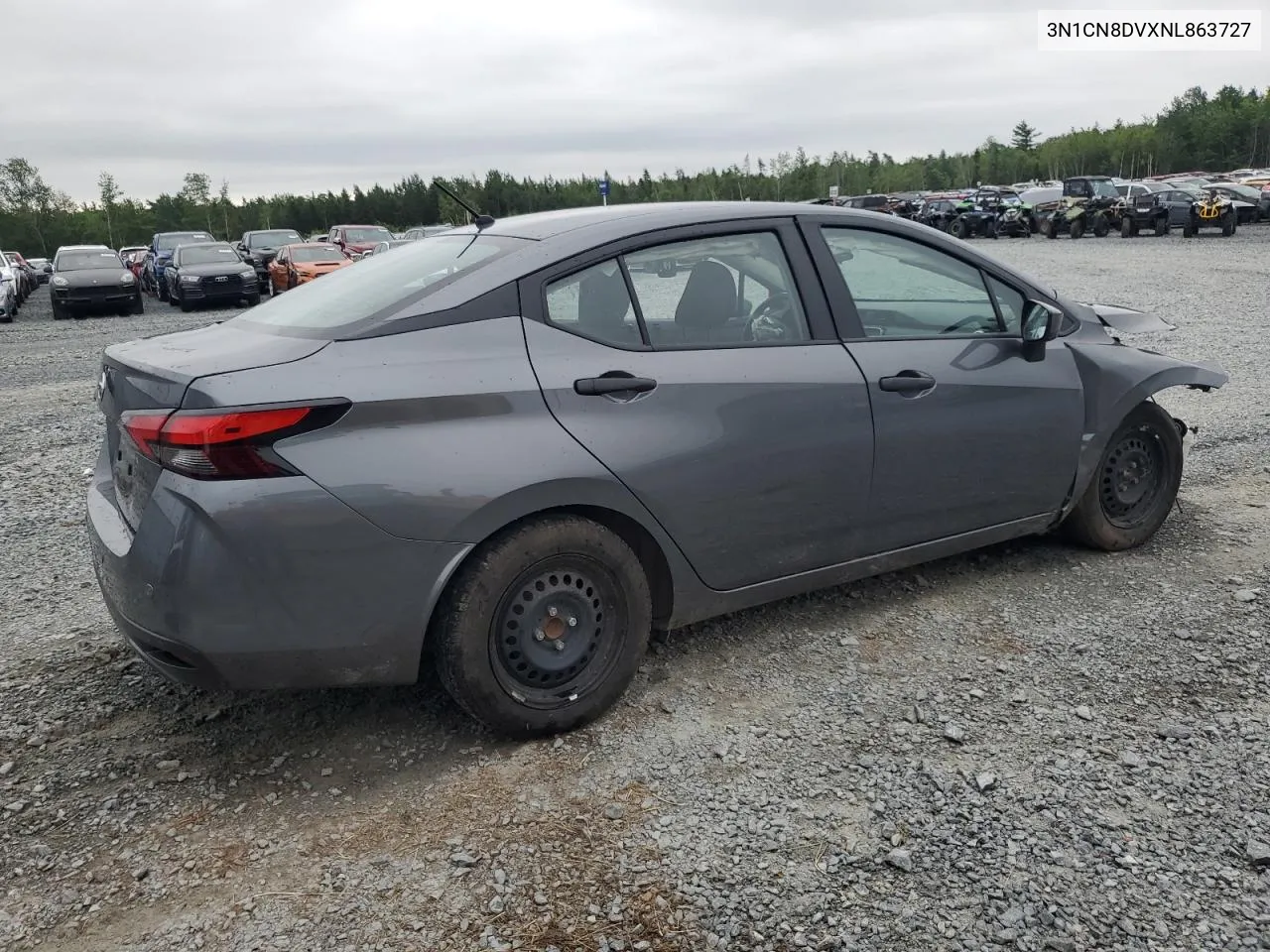 2022 Nissan Versa S VIN: 3N1CN8DVXNL863727 Lot: 62990884