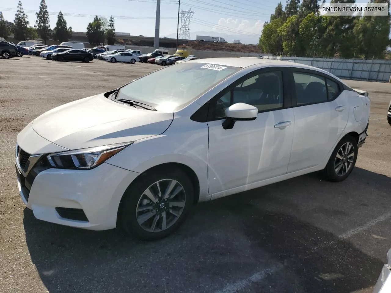 2022 Nissan Versa Sv VIN: 3N1CN8EV5NL857896 Lot: 63396014